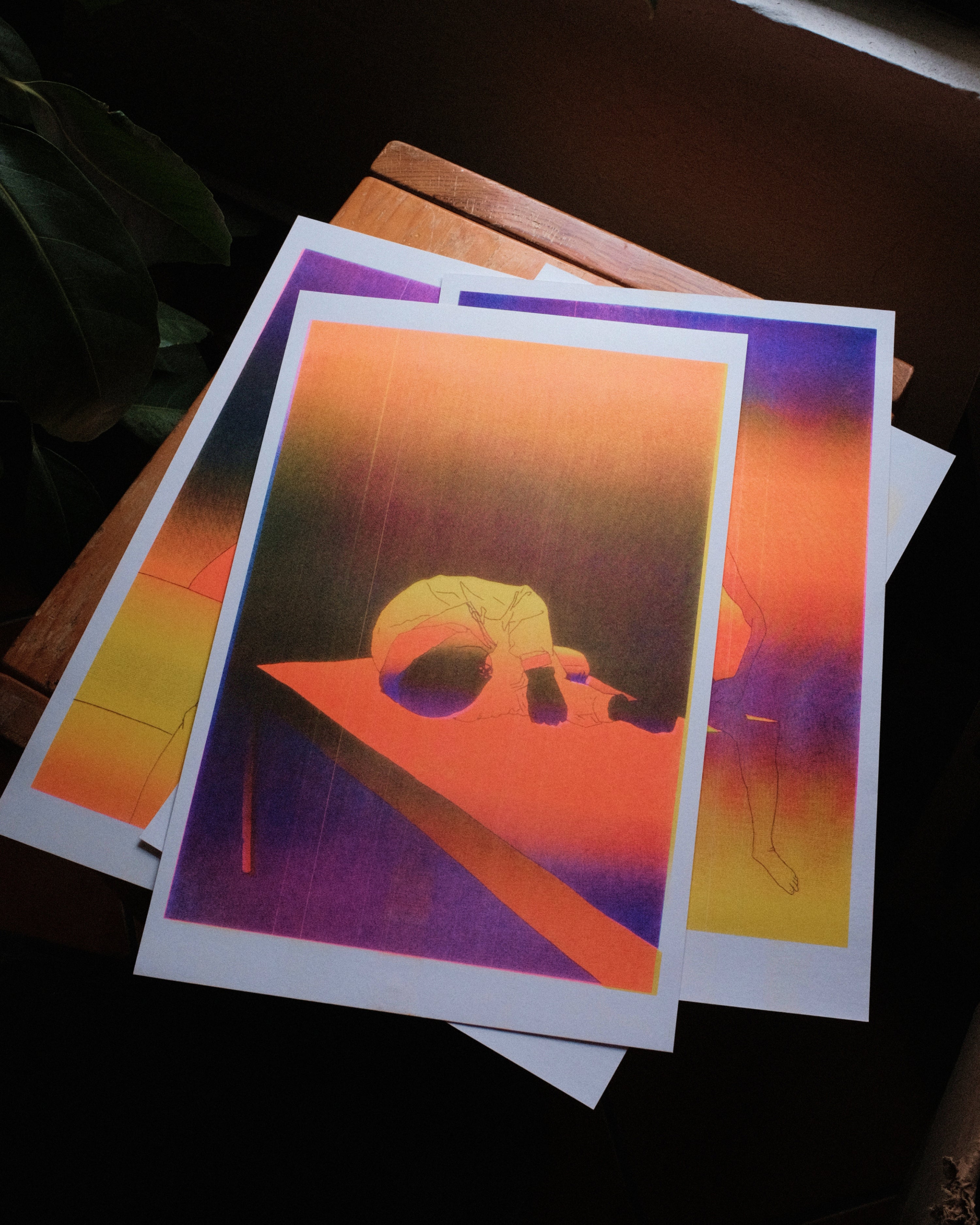 Risografía Sin Título #3